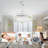Chantrice 24" Reversible LED Ceiling Fan with Light and Remote, 6-speed Dimmable Ceiling Fan-1739666414
