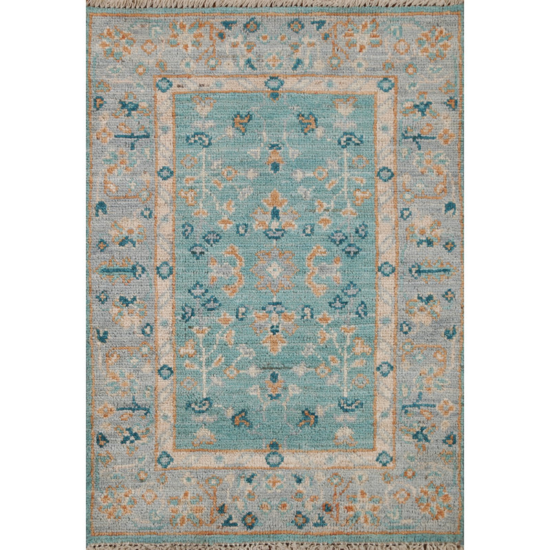 Tapis unique en coton 2 pi 9 po x 1 pi 11 po Achernar