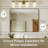 Black Aluminum Framed Rectangle Bathroom Mirror, Vanity Mirror With Tempered Glass-1083476494