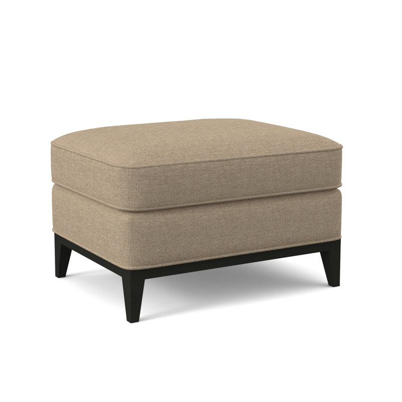 Repose-pieds Sonoma, Espresso, 100% polyester Elise lin