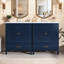 Ensemble de meuble-lavabo spacieux avec double rangement et rangement organisé