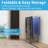 9FT Foldable and Portable Table Tennis Table Set