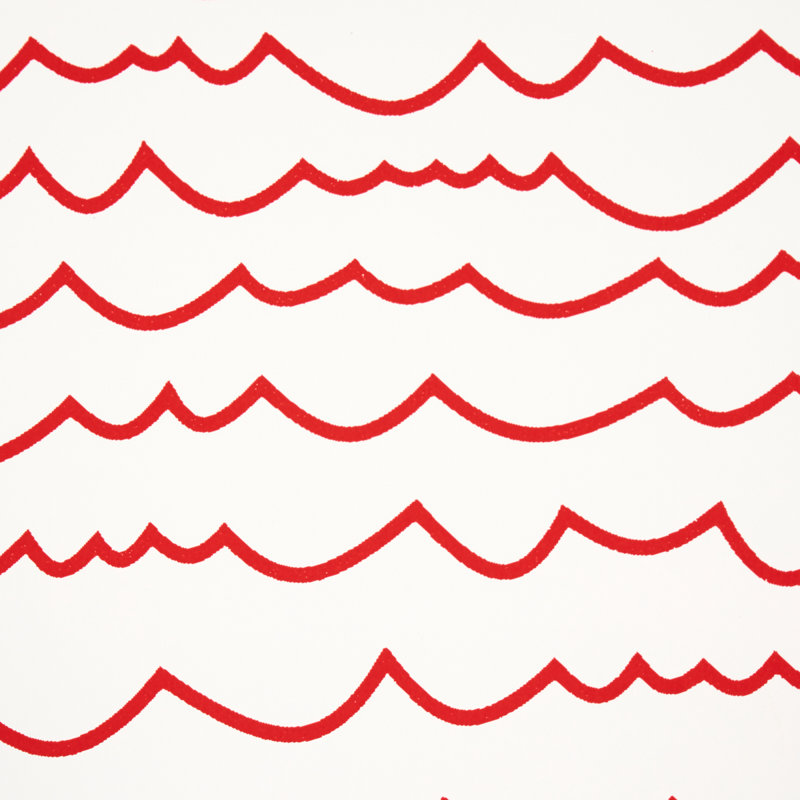Waves Wallpaper, Red