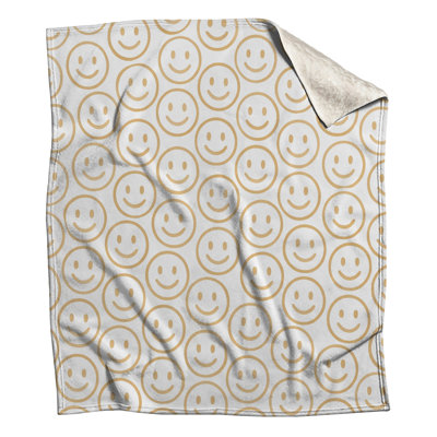 Smiley Face Pattern Blankets