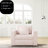 Pink Bedroom - Modular & Chic. Soft , Detachable Cushions. Space Saving Design 44.9" Construction, Comfortable Fabric. Add Style To Your-867991997