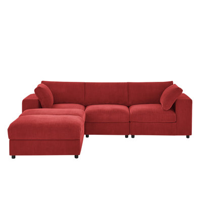 Brookgates Corduroy Upholstered Modular Sectional