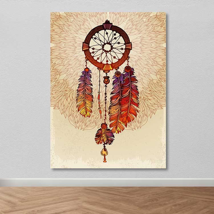 Peinture décorative sur toile