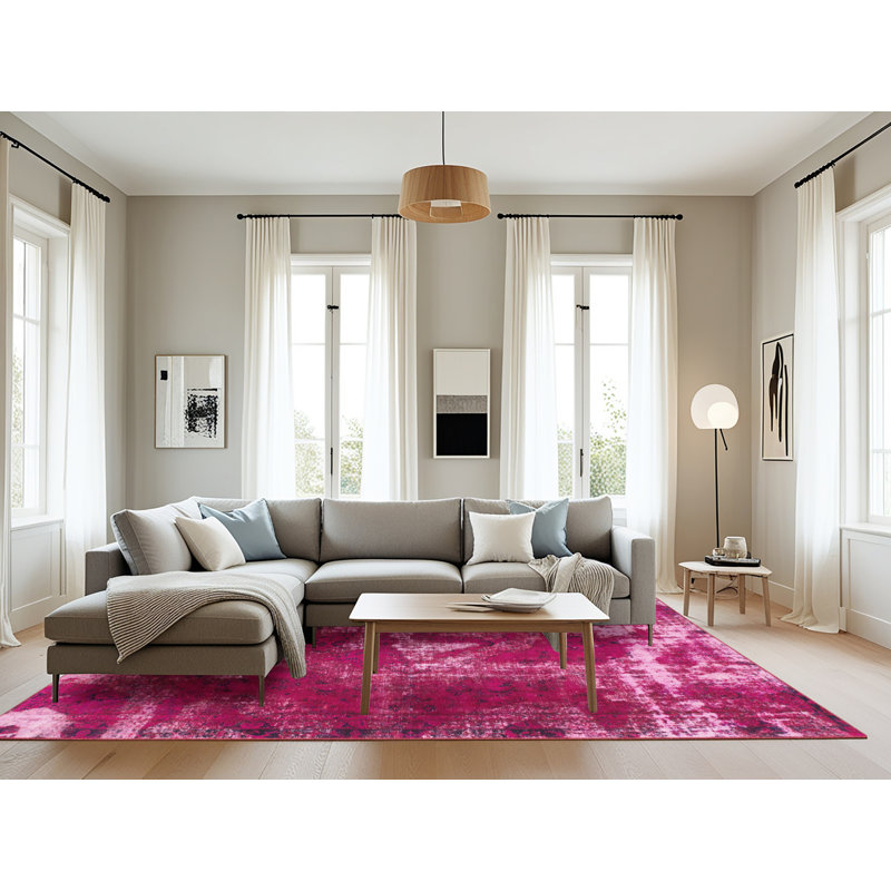 Abstract Indoor Rug, Rectangle 8' x 10'