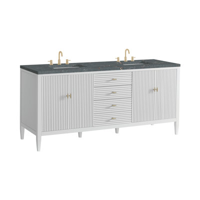 Myrrin 72'' Double Bathroom Vanity with Top