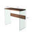 Arkoe 91cm Solid Wood Top Console Table
