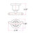 Geneva Wall Mounted Robe Hook-10310744