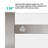 5660"W X 76"H Sliding Shower Door, Frameless Glass Shower Door With Brushed Nickel Hardware, Towel Bar And Handle,Drop Shipping Available-124947463