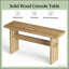 Table d'entrée classique, durable, pratique et polyvalente