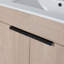 Meuble-lavabo autoportant avec lavabo en céramique