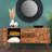Carlile Stoneware Ceramic Vase with Carved Texture and Contemporary Casual Home Design-2041870093