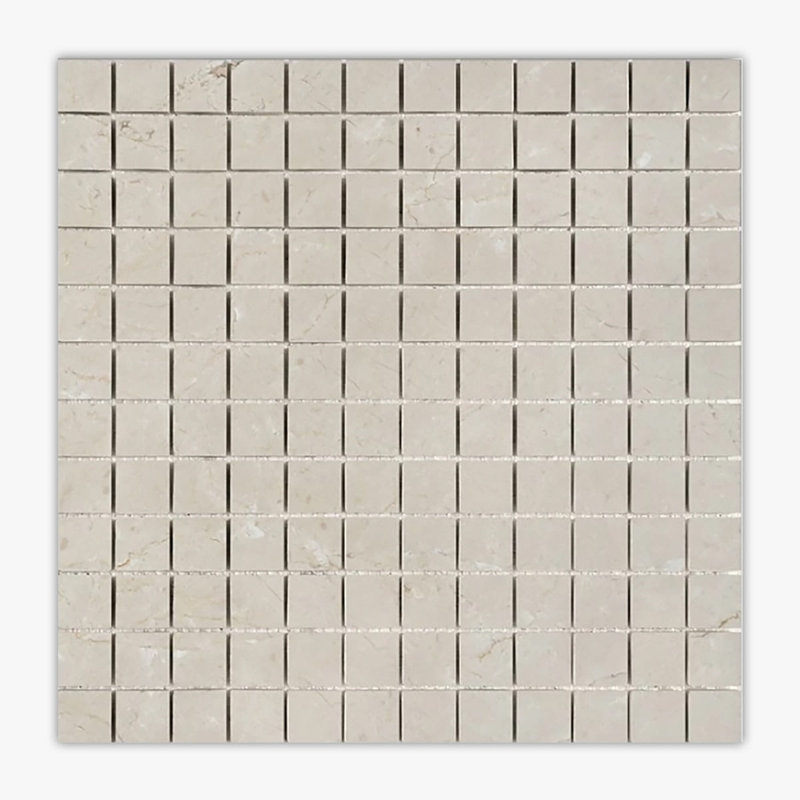 1" x 1" Marble Grid Mosaic Wall & Floor Tile