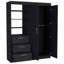 Armoire Rumanu, chambre à coucher, noir-1304503723