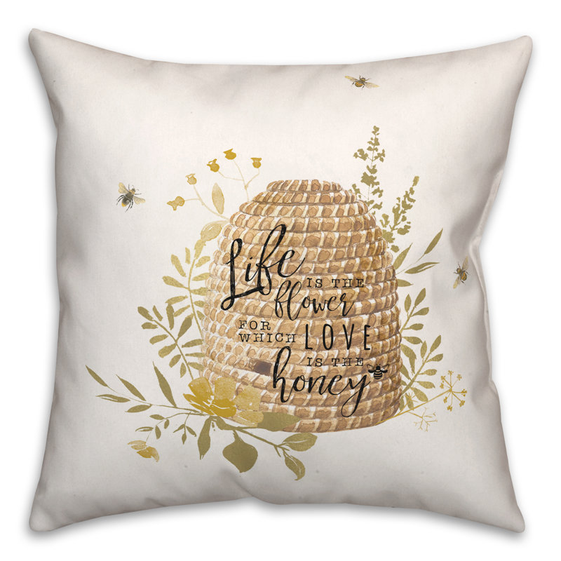 Reversible Throw Pillow, 16" x 16"