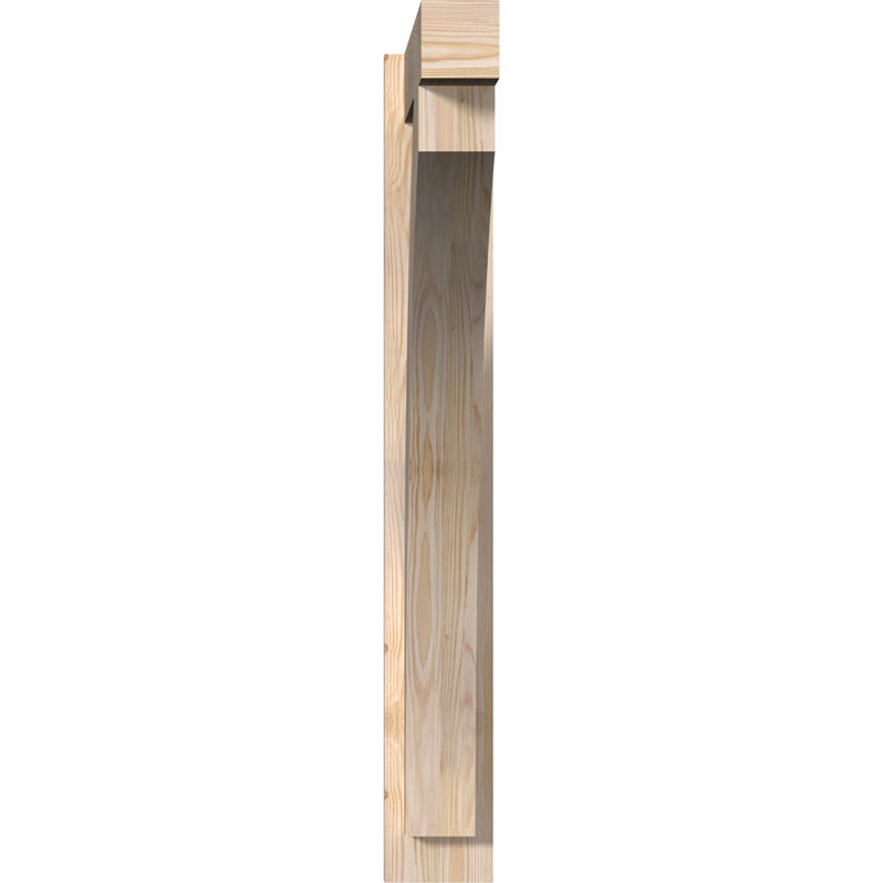 Bloc de bois rustique Thorton, Sapin Douglas de 6 po (sciage brut), P 36 po x H 40 po