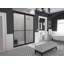 Porte de douche à cadre 50 "x 70" Newport Series-38785727-38785730