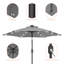 Parasol de marché éclairé 90 po Scheibe-203536014