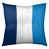 Nuances bleues, milieu blanc