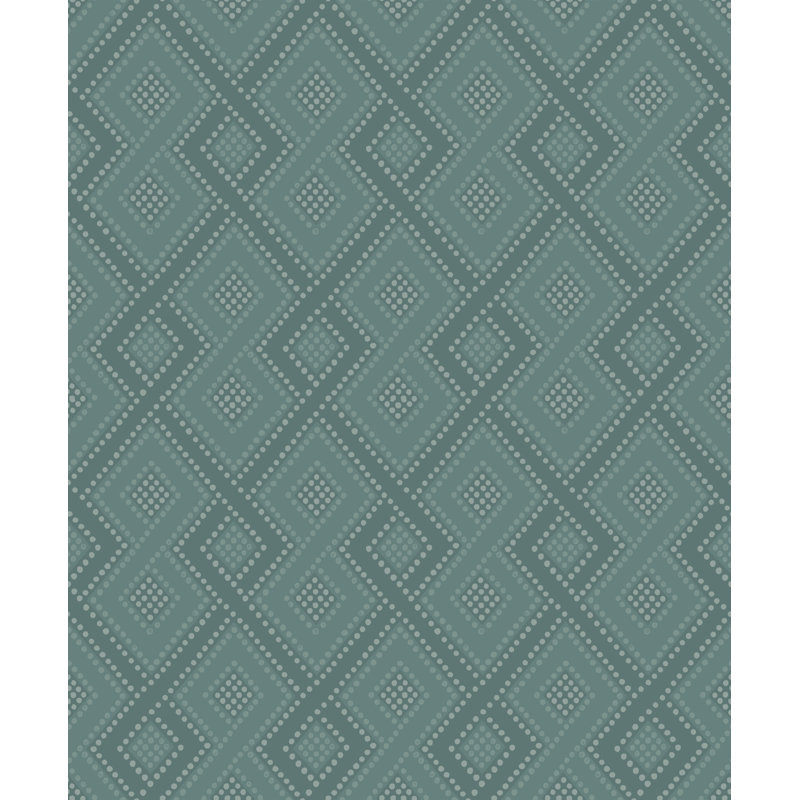 Gering 10.05m x 53cm Wallpaper Roll, Teal