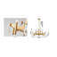 Modern 6 Light 2 Tier Crystal Chandelier-22986192