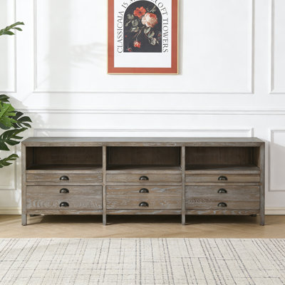 American Retro Grey TV Cabinet