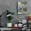 «Pansies In Wire Basket» par Carol Rowan-478448844