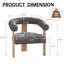 Chaise avec accoudoirs rembourrée Mamanbai-752395746