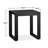 BALTIC 20" Metal Outdoor Side Table (Set of 2) by Real Flame-27809021