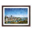 Skyline of Pittsburgh Pennsylvania - Picture Frame Painting Print-56705415-56705418