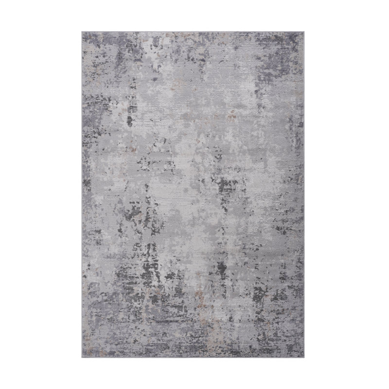 Stylish 0.35-inch Medium-pile Area Rug - Stain Resistant & Latex-free