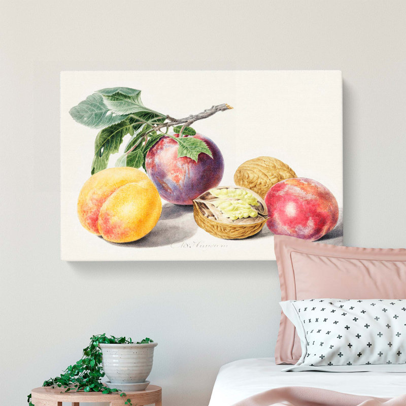 Peaches by Michiel Van Huysum - Wrapped Canvas, 40cm H x 60cm W x 3cm D