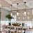 Burlington 1-Light Modern Dimmable Single Pendant Light in Matte Black with Clear Glass Shade