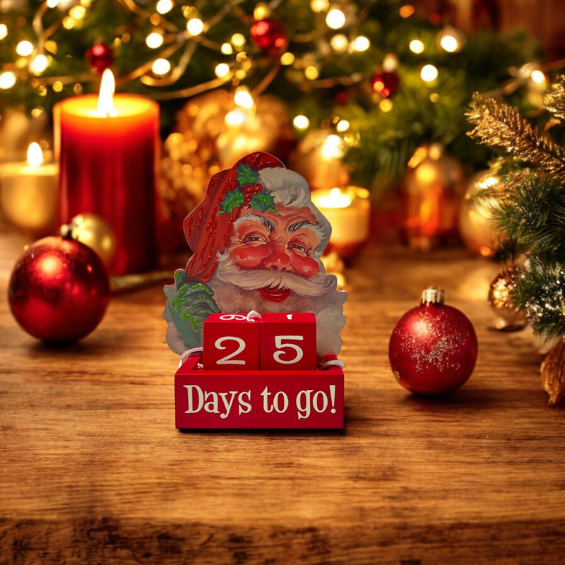 Block Countdown - Santa