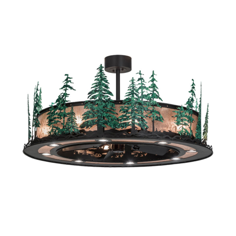 Tall Pines Downrod Ceiling Fan