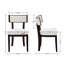 Ensemble de 2 chaises de salle à manger rembourrées rustiques avec cadres en bois massif-930793359-931295421