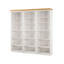 Demetricia 223cm H x 222cm W Library Bookcase-620211798