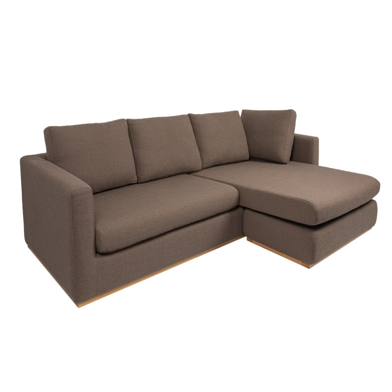 Deegan Upholstered L-Shaped Sectional Reversible