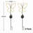 Outdoor Solar Powered Led Decorative Garden Stake Light - 2 Pack White Butterfly