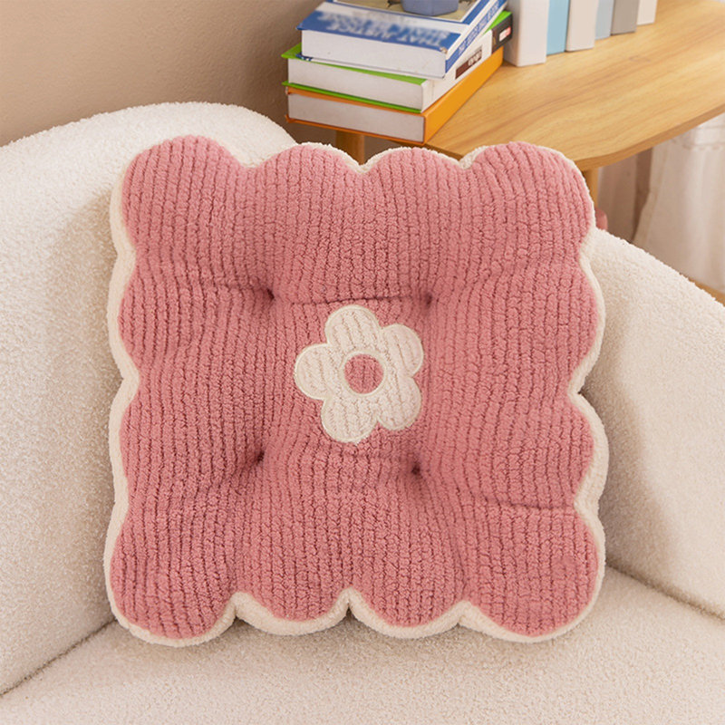 Coussin moelleux Coussin de chaise solide Super doux Coussin de siège confortable et respirant Facile à transporter Convient à la cuisine Salle à manger Salon Chambre à coucher