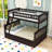 Twin Over Full Bunk Bed With Two Drawers-594725490