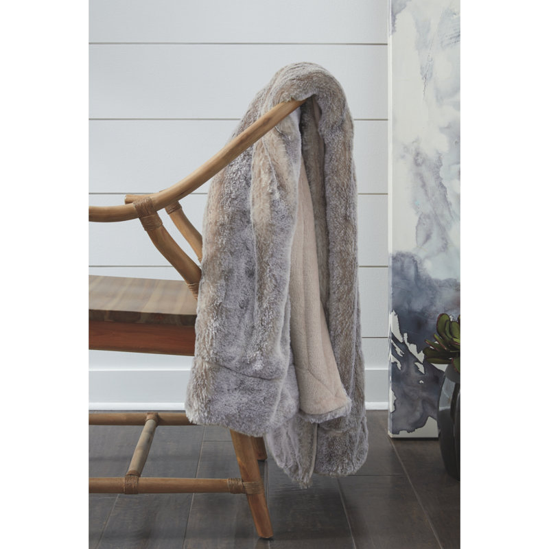 Raegan Faux Fur Throw