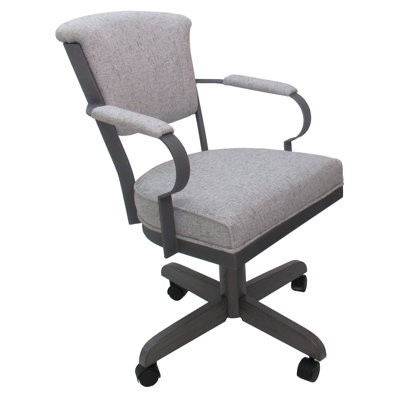Swivel Metal Caster Chair Pitt Base