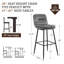 Tabouret de bar et de comptoir rembourré Pelayo-936607614-936605468