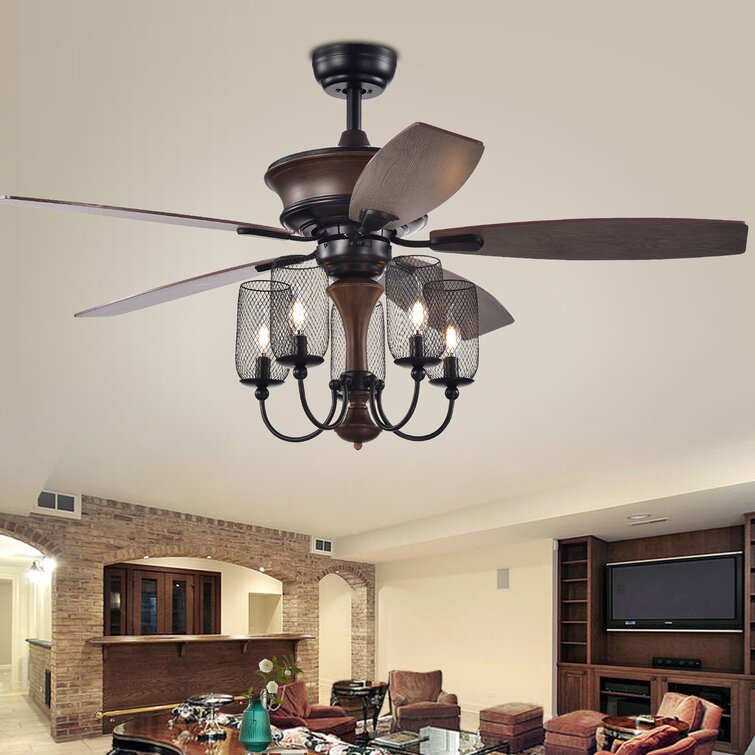 17 Stories Jeffersonville 52'' Ceiling Fan with Light Kit & Reviews ...