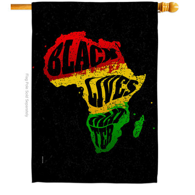 Double Sided 40'' H x 28'' W Polyester House Flag