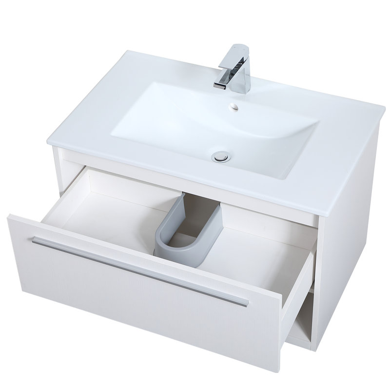 Ensemble de meuble-lavabo simple 30 po Kasper, Blanc